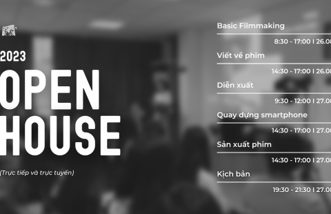 TPD Open House 2023 - Ngày trải nghiệm lớp học Điện ảnh 